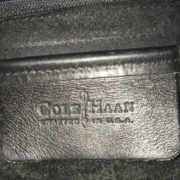 Black leather Cole Haan backpack - Picture 5 of 15